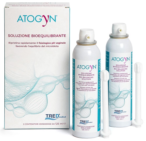 ATOGYN DISPOSITIVO IGIENE VAGINALE E RIPRISTINO PH FISIOLOGICO BAG ON VALVE 2 PEZZI DA 125ML - Farmastop