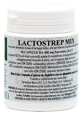LACTOSTREP MIX 500 MACERATO GLICERICO 50 CAPSULE - Farmastop