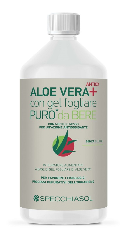 SUCCO ALOEVERA+ ALOE/MIRTILLO ROSSO 1 LITRO - Farmastop