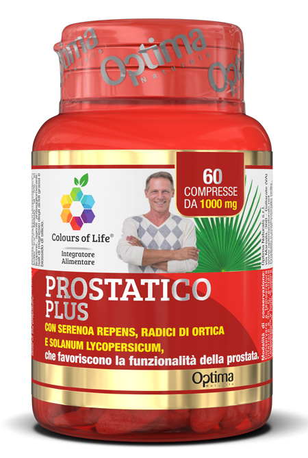 COLOURS OF LIFE PROSTATICO PLUS 60 COMPRESSE 1000 MG - Farmastop