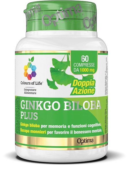 COLORUS OF LIFE GINKGO BILOBA PLUS 60 COMPRESSE 1000 MG - Farmastop