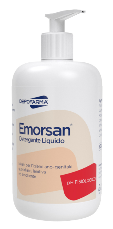 EMORSAN DETERGENTE LIQUIDO IGIENE ANO-GENITALE PH FISIOLOGICO 500 ML - Farmastop