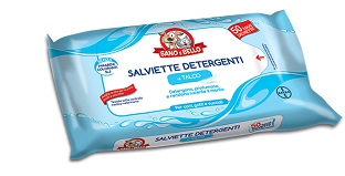SANO E BELLO SALVIETTE DETERGENTI TALCO 50 PEZZI - Farmastop