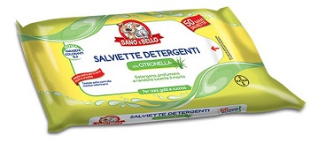 SANO E BELLO SALVIETTE DETERGENTI CITRONELLA 50 PEZZI - Farmastop