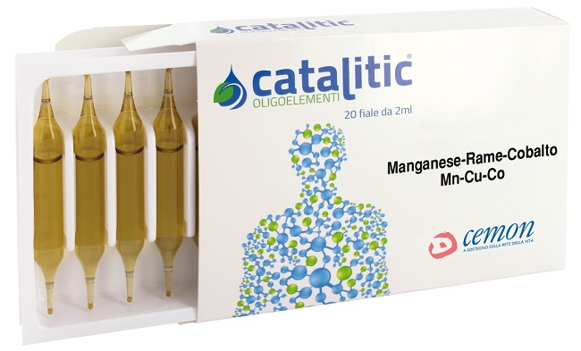 CATALITIC OLIGOELEMENTI MANGANESE RAME COBALTO MN-CU-CO- 20 AMPOLLE - Farmastop