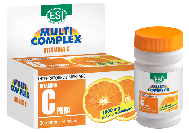 ESI MULTICOMPLEX VITAMINA C PURA 1000 MG RETARD 30 COMPRESSE - Farmastop