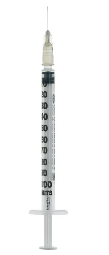 SIRINGA PER INSULINA EXTRAFINE 1ML 100 UI AGO REMOVIBILE 27 GAUGE 0,40X12 MM 1 PEZZO - Farmastop
