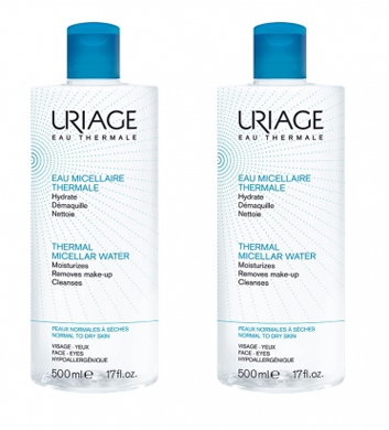 URIAGE EAU MICELLARE PER PELLI NORMALI/SECCHE 1+1 - Farmastop