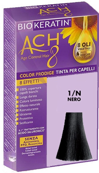 BIOKERATIN ACH8 COLOR PRODIGE 1/N NERO - Farmastop