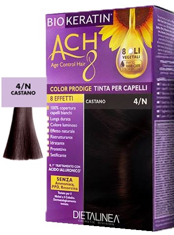 BIOKERATIN ACH8 COLOR PRODIGE 4/N CASTANO - Farmastop