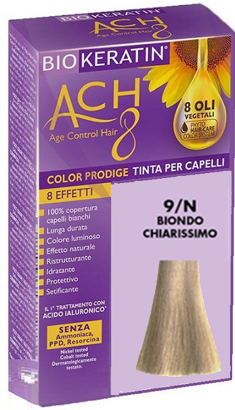 BIOKERATIN ACH8 COLOR PRODIGE 9/N BIONDO CHIARISSIMO - Farmastop