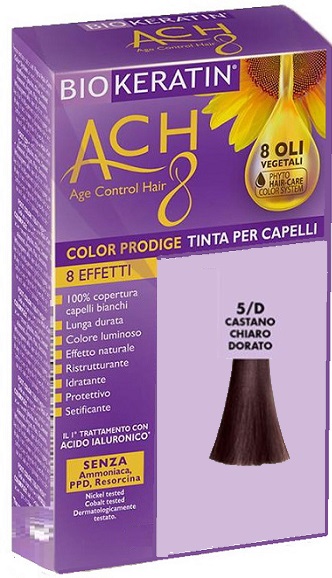 BIOKERATIN ACH8 COLOR PRODIGE 5/D CASTANO CHIARO DORATO - Farmastop
