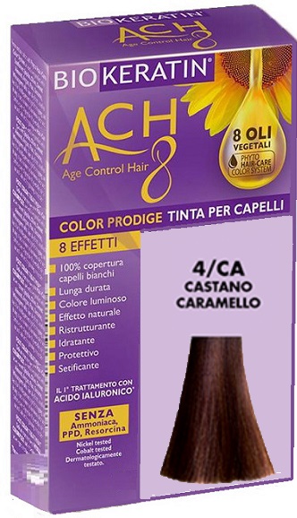 BIOKERATIN ACH8 COLOR PRODIGE 4/CA CASTANO CARAMELLO - Farmastop