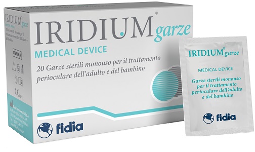 IRIDIUM GARZA OCULARE MEDICATA IN TESSUTO NON TESSUTO 20 PEZZI - Farmastop