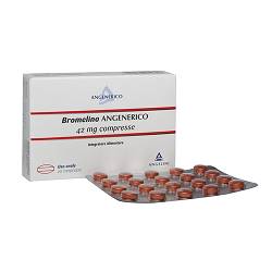 BROMELINA ANGENERICO 20 COMPRESSE RIVESTITE - Farmastop