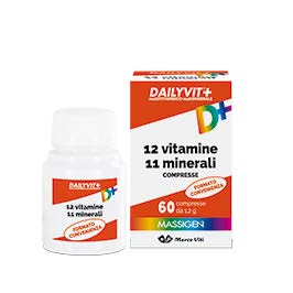 MASSIGEN DAILYVIT 12 VITAMINE 11 MINERALI 60 COMPRESSE RIVESTITE - Farmastop
