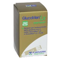 STRISCE MISURAZIONE GLICEMIA GLUCOMEN LX PLUS 25 PEZZI - Farmastop