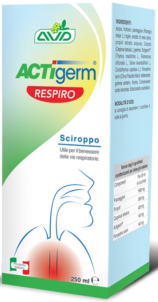 ACTIGERM RESPIRO SCIROPPO 250 ML - Farmastop
