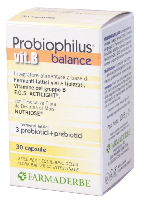 PROBIOPHILUS VITAMINA B 30 CAPSULE - Farmastop