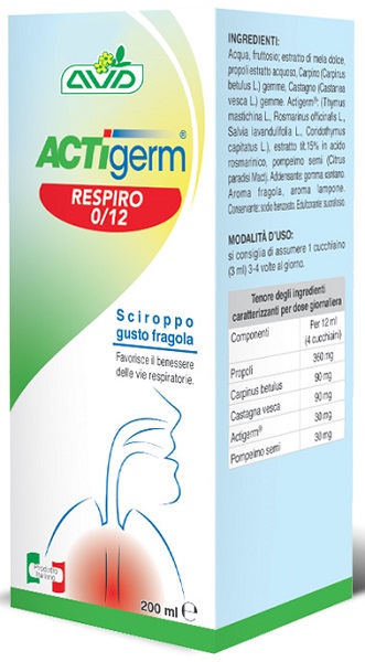 ACTIGERM RESPIRO 0-12 200 ML - Farmastop