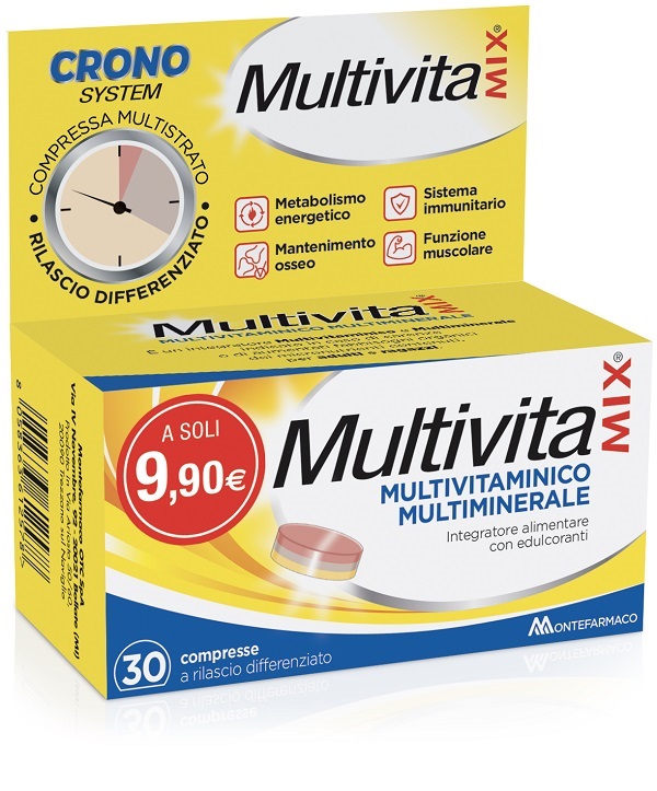 MULTIVITAMIX CRONO 30 COMPRESSE - Farmastop