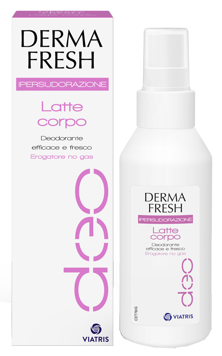 DERMAFRESH IPERSUDORAZIONE LATTE CORPO DEODORANTE 100 ML - Farmastop