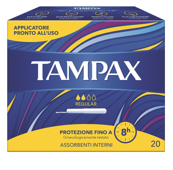 TAMPAX BLUE BOX REGULAR 20 PEZZI - Farmastop