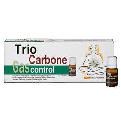 TRIOCARBONE GAS CONTROL 7 FLACONCINI 10 ML - Farmastop