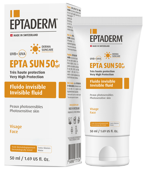 EPTA SUN SPF50+ FLUIDO INVISIBILE 50 ML - Farmastop