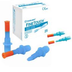LANCETTE PUNGIDITO FINETOUCH 23 GAUGE 25 PEZZI - Farmastop
