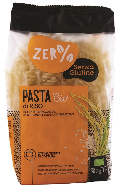 ZERO% GLUTINE PASTA RISO FUSILLI SENZA GLUTINE BIO 500 G - Farmastop
