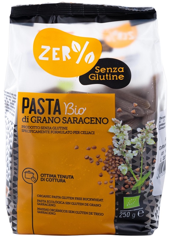 ZERO% GLUTINE PENNE GRANO SARACENO INTEGRALE 250 G - Farmastop