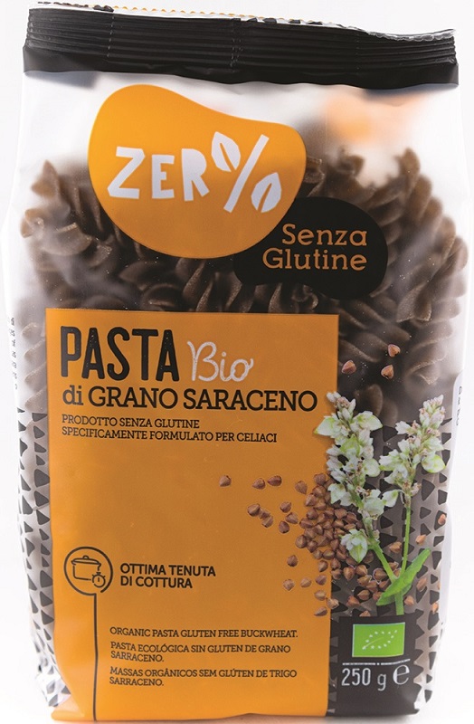 ZERO% GLUTINE FUSILLI GRANO SARACENO INTEGRALE SENZA GLUTINE250 G - Farmastop