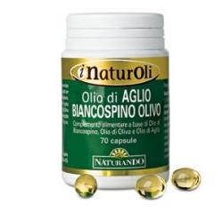 I NATUROLI OLIO DI AGLIO BIANCOSPINO OLIVO 70 PERLE - Farmastop