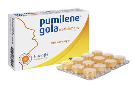 PUMILENE GOLA MIELE LIMONE 24 PASTIGLIE - Farmastop