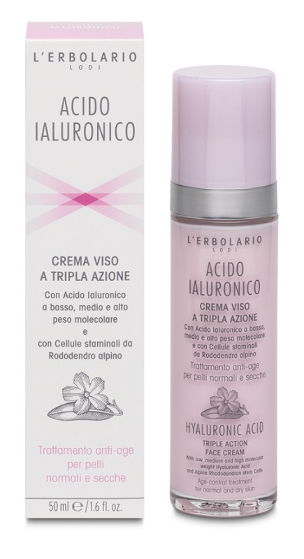 CREMA VISO ACIDO IALURONICO PELLI NORMALI SECCHE 50 ML - Farmastop