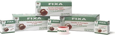 CEROTTO TESSUTO NON TESSUTO CURAMED FIXA 2,5 X 500 CM CON ROCCHETTO - Farmastop
