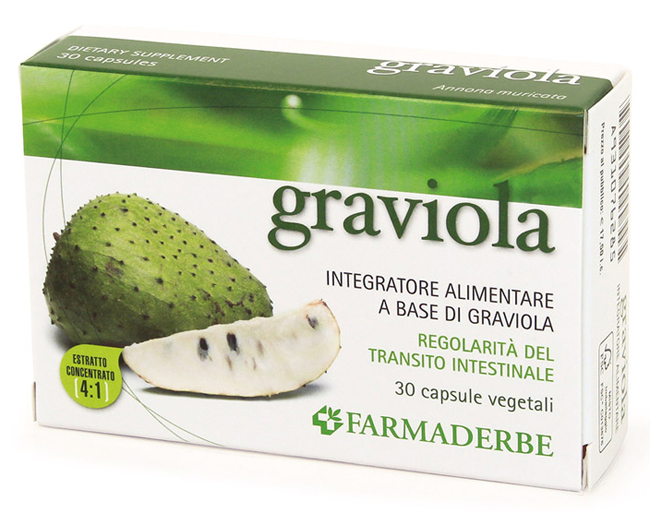 GRAVIOLA 30 CAPSULE - Farmastop