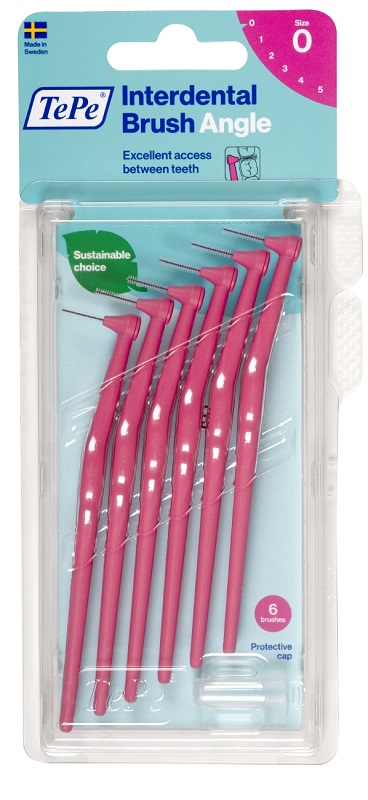 TEPE ANGLE SCOVOLINO ROSA 0,4MM 6 PEZZI - Farmastop