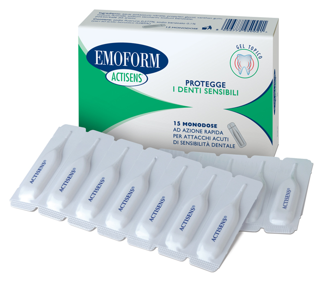 EMOFORM ACTISENS GEL 15 FIALE DA 2 ML - Farmastop
