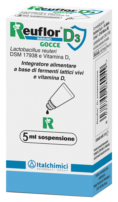 REUFLOR D3 GOCCE 5 ML - Farmastop
