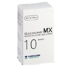 STRISCE MISURAZIONE GLICEMIA GLUCOCARD MX 10 PEZZI - Farmastop