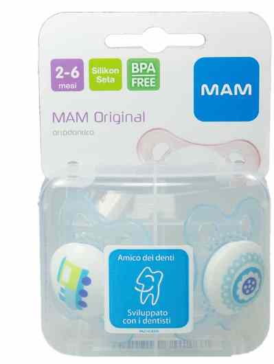 MAM ORIGINAL SUCCHIETTO 2-6 MESI SILICONE CONFEZIONE SINGOLA - Farmastop