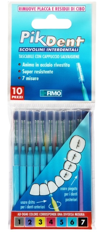 PIKDENT STUZZICOLINO 5 AZZURRO 10 PEZZI - Farmastop