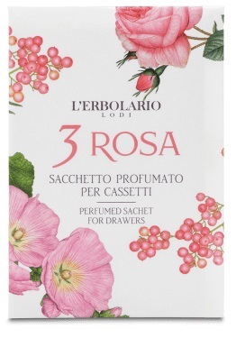 3 ROSA SACCHETTO PROFUMATO PER CASSETTI - Farmastop