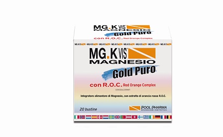 MGK VIS MAGNESIO GOLD PURO 20 BUSTE - Farmastop