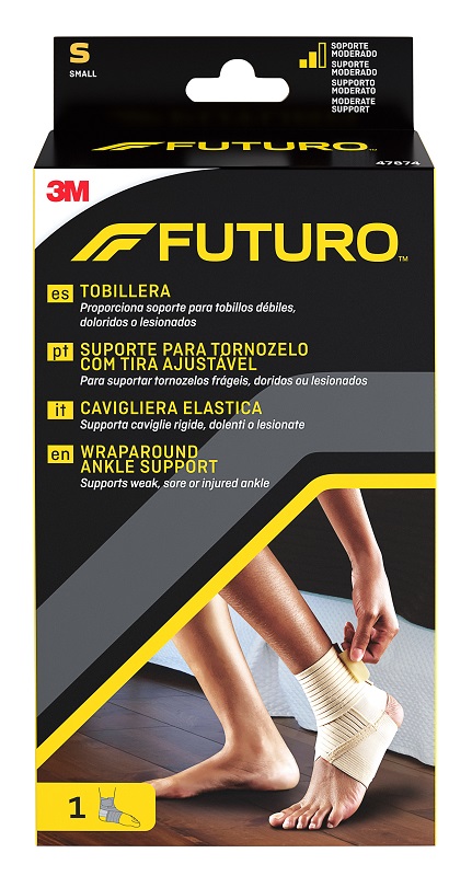CAVIGLIERA ELASTICA FUTURO SMALL DIMENSIONE 18/20,5CM - Farmastop