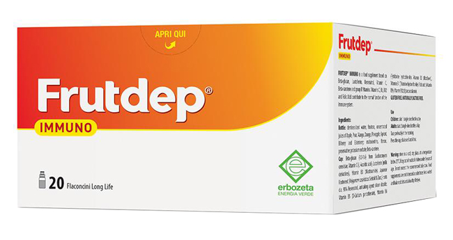 FRUTDEP IMMUNO 20 FLACONCINI 10 ML - Farmastop