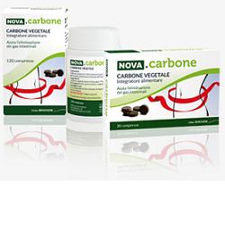 NOVA CARBONE VEGETALE 120 COMPRESSE - Farmastop