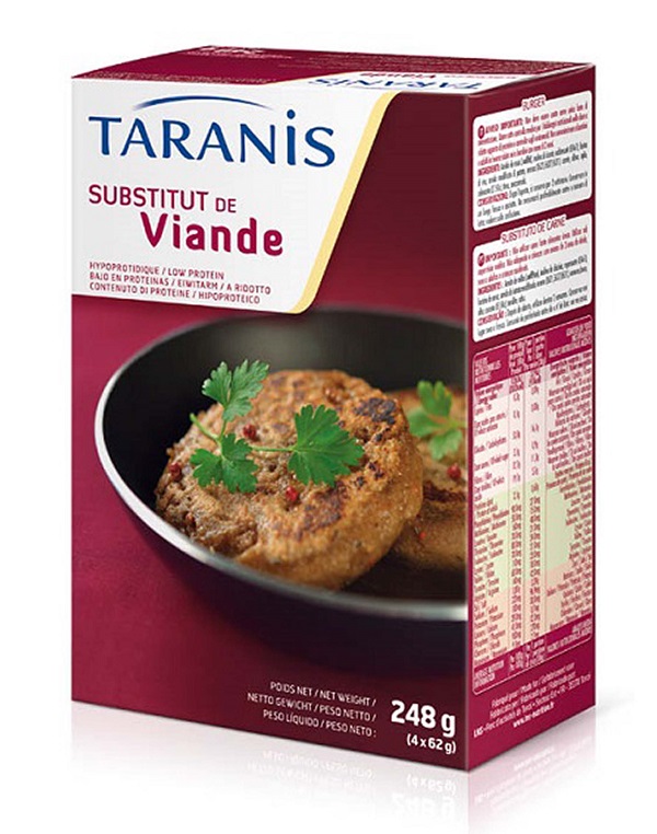 TARANIS BURGER SOSTITUTO CARNE 4 X 62 G - Farmastop